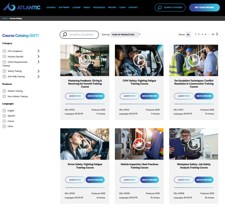 Atlantic Training Feature 2